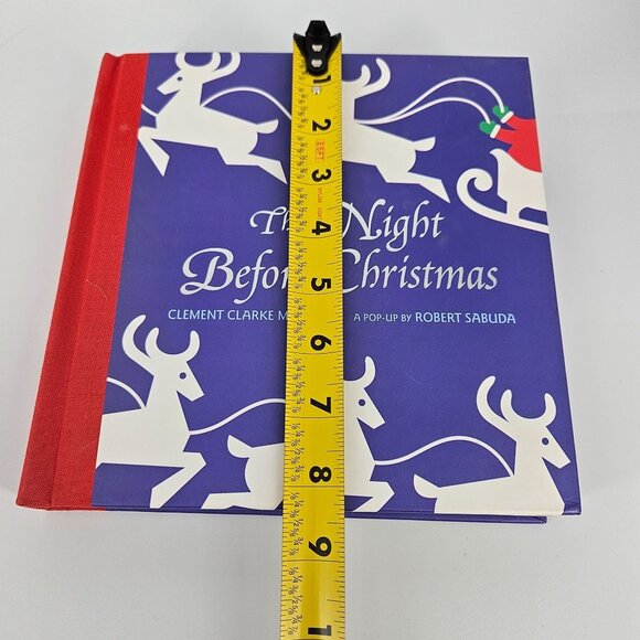 The Night Before Christmas Pop-Up Book Robert Sabuda First Edition Hardcover - Picture 9 of 11